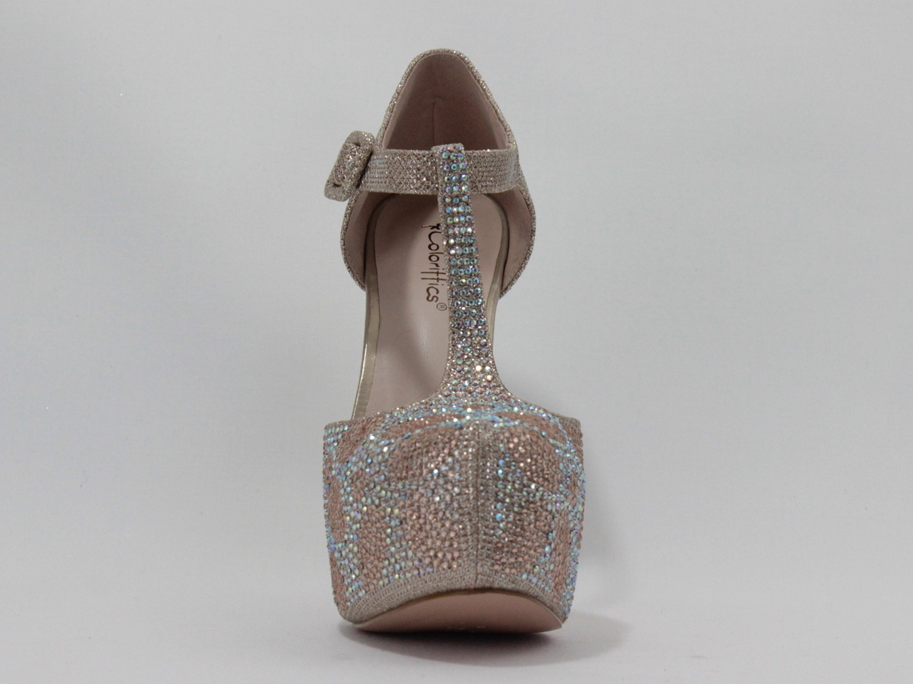 Bridal Boutique San Angelo Shoe of the Week-Champagne Glitter Kacey ...